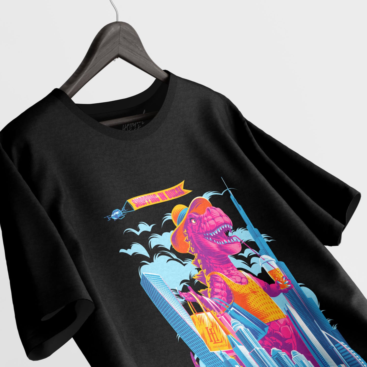 T-shirt "Shopping Godzilla"