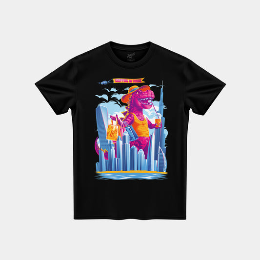 T-shirt "Shopping Godzilla"