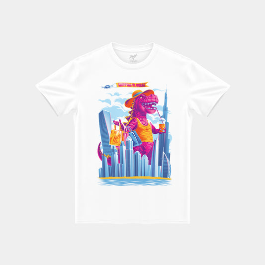 T-shirt "Shopping Godzilla"