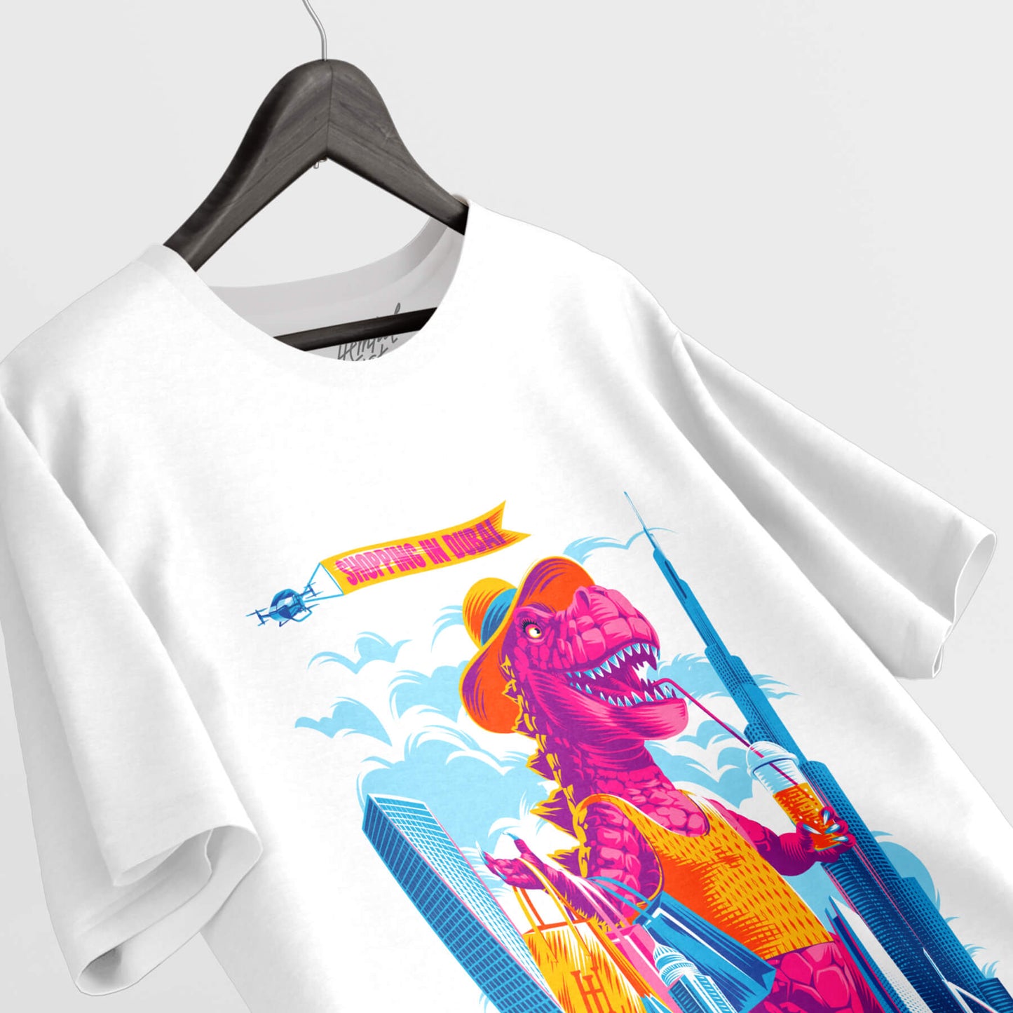 T-shirt "Shopping Godzilla"